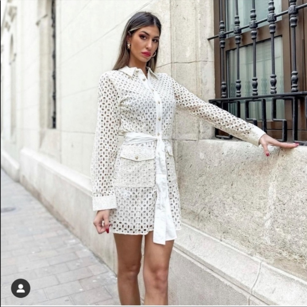Zara embroiderer dress